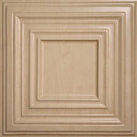 Ceilume Bistro 2ft x 2ft Sandal Wood Ceiling Tile V3-BISTRO-22SWD